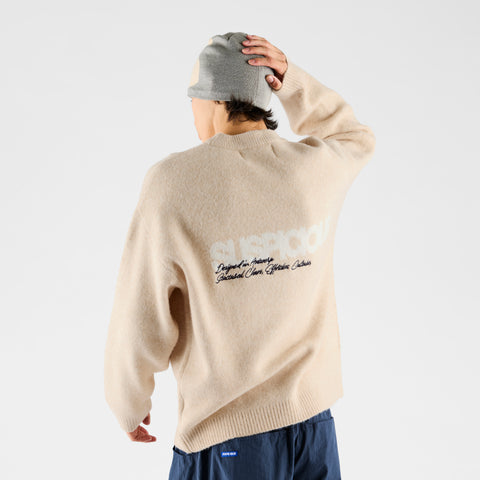 Winter 2 / Script Knitted Sweat - Dune