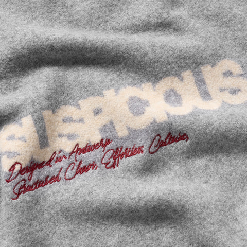 Winter 2 / Script Knitted Sweat - Heather Grey