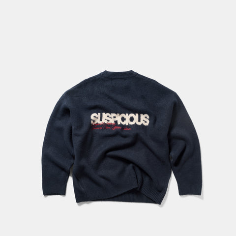 Winter 2 / Script Knitted Sweat - Nightfall