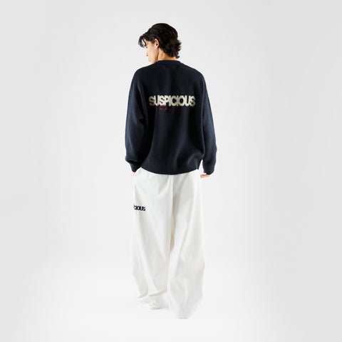 Winter 2 / Script Knitted Sweat - Nightfall