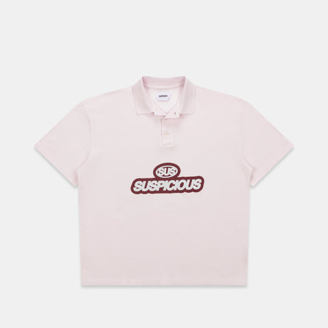 S2 / Signature Stamp Buttoned Polo - Orchid Ice