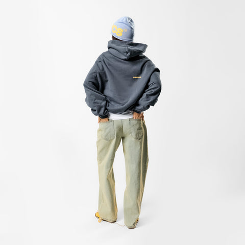 Softground / Signature Stamp Hoodie - Grisaille