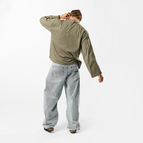 Fall / SSPCS Club Barrel Jeans - Bleached