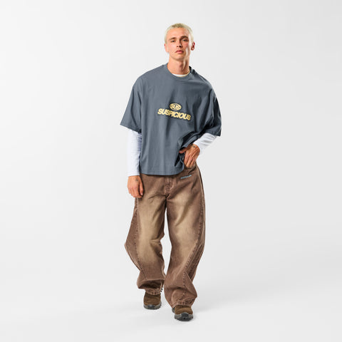 Softground / Signature Stamp Tee - Grisaille