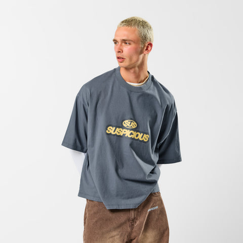 Softground / Signature Stamp Tee - Grisaille