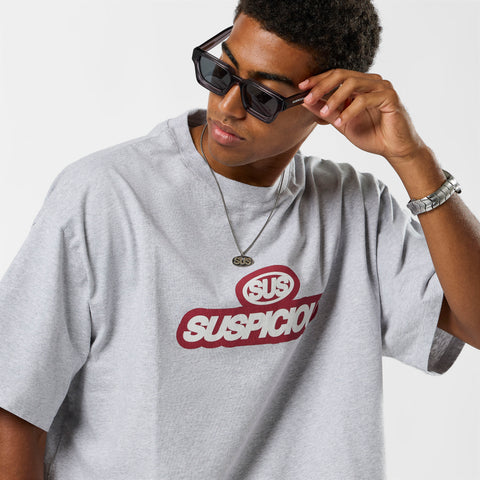 S2 / Signature Stamp Tee - Neutral Heather