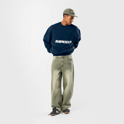 Spring / Slanted Crewneck - Nightfall