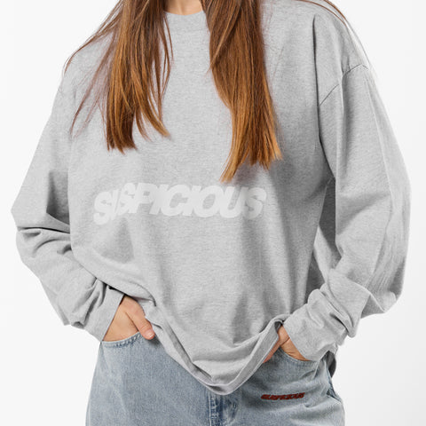 PL / Slanted Longsleeve - Neutral Heather