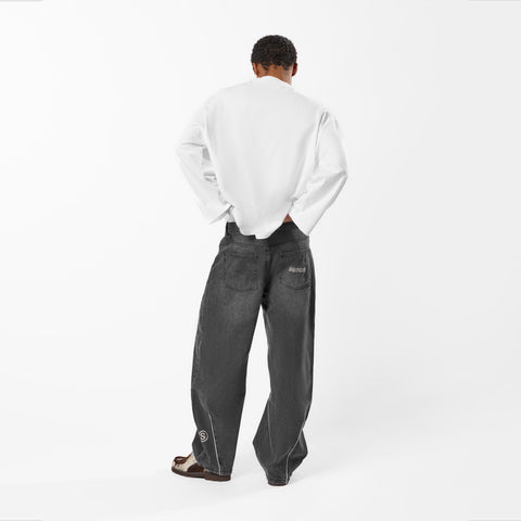 PL / Slanted Longsleeve - White