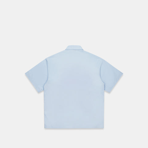 Summer / Slanted Shortsleeve Shirt - Celestial Blue