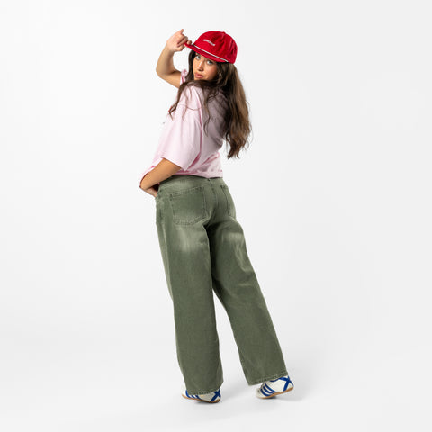 Summer / Slanted Tee - Baby Pink