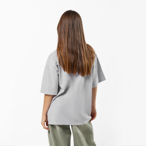 PL / Slanted Tee - Neutral Heather