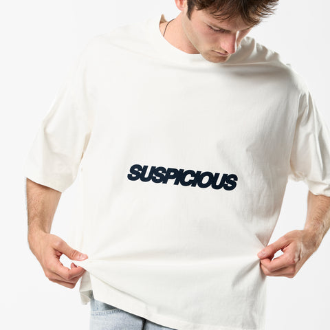 Summer / Slanted Tee - Natural