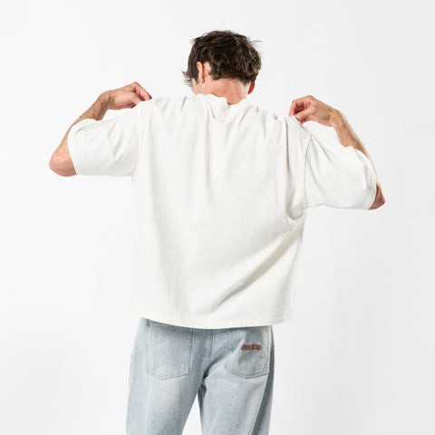 Summer / Slanted Tee - Natural