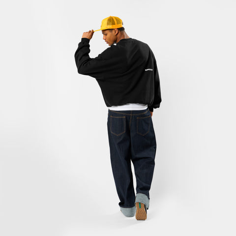 Winter 5 / Solid Crewneck - Black