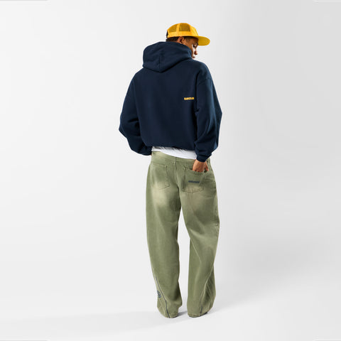 Winter 5 / Solid Hoodie - Nightfall