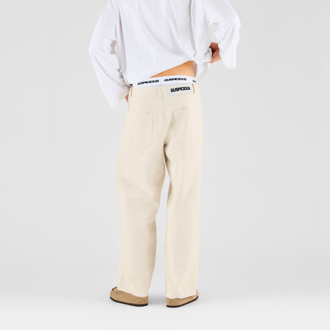 Summer Breeze / Solid Jeans - Egret