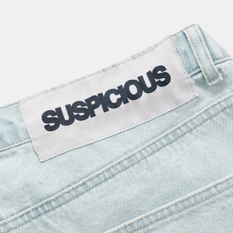 Summer Breeze / Solid Jeans Shorts - Bleached