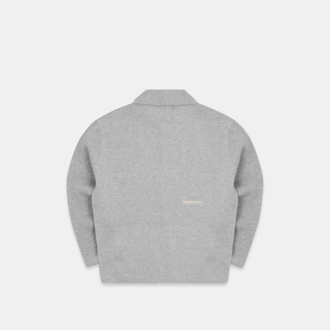 Winter 5 / Solid Knitted Jacket - Neutral Heather
