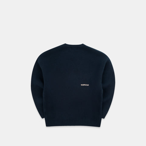 Winter 5 / Solid Knitted Sweat - Nightfall