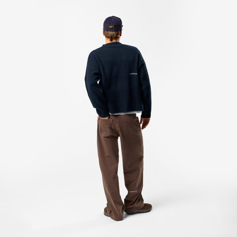 Winter 5 / Solid Knitted Sweat - Nightfall
