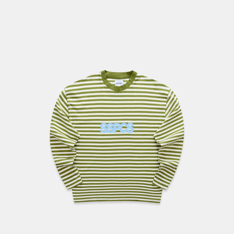 Bestsellers Variants / Solid Striped Longsleeve - Deep Moss