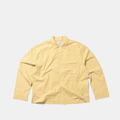 Summer Breeze / Solid Square Shirt - Butter Striped