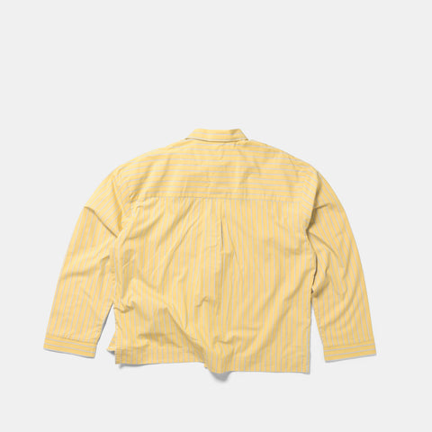 Summer Breeze / Solid Square Shirt - Butter Striped