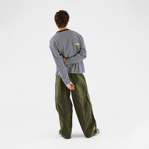 PL / Solid Striped Longsleeve - Coastal Blue