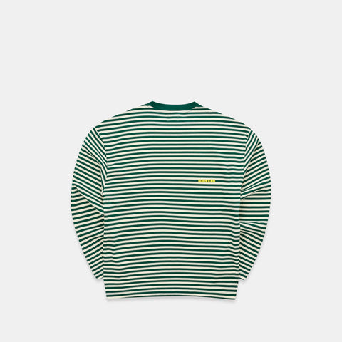 PL / Solid Striped Longsleeve - Green Yellow