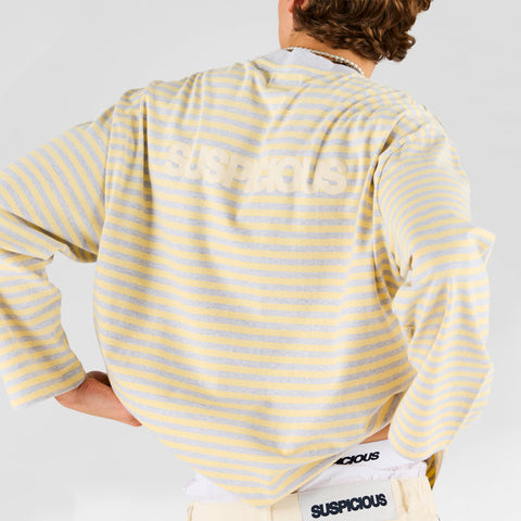 Summer Breeze / Solid Striped Longsleeve - Heather & Butter