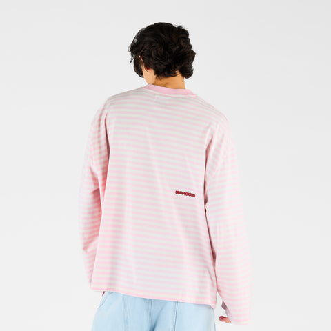 Bestsellers Variants / Solid Striped Longsleeve - Pink