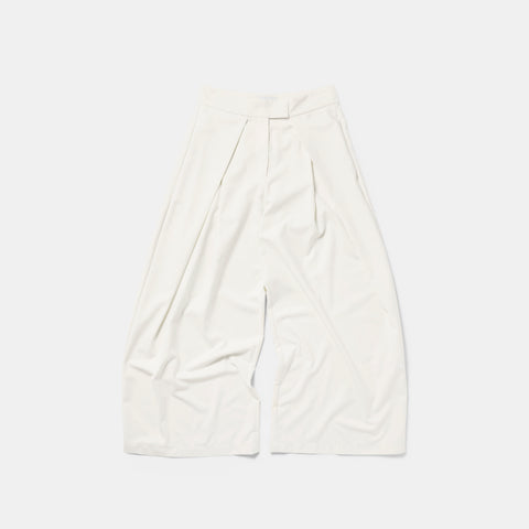 Summer Breeze / Solid W Pleated Pants - Natural