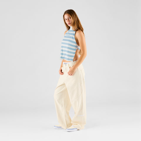 Summer Breeze / Solid W Reversible Halter Top - Celestial