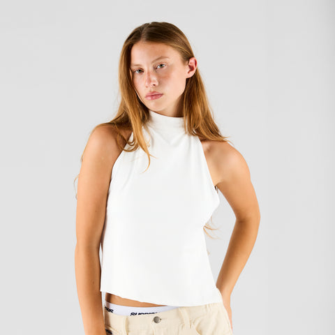 Summer Breeze / Solid W Reversible Halter Top - Celestial