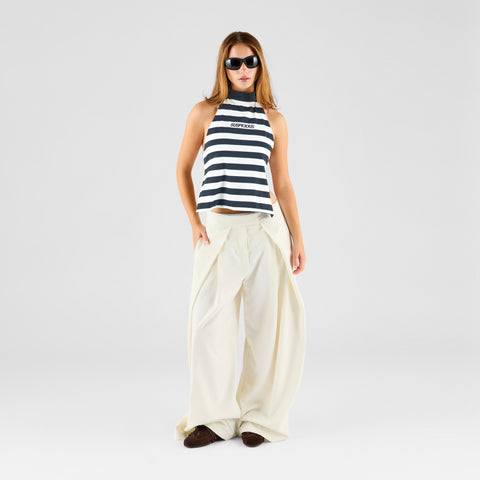 Summer Breeze / Solid W Reversible Halter Top - Nightfall