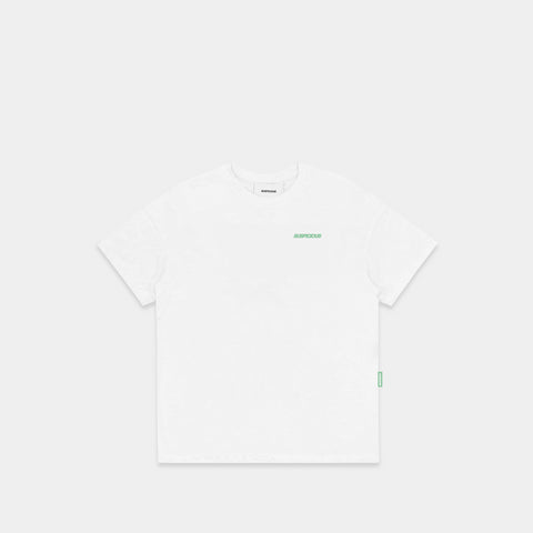 Spring / Green Aura Star Tee - White