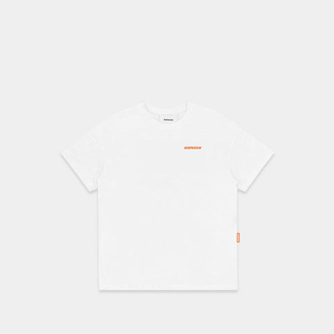 Spring / Orange Aura Star Tee - White