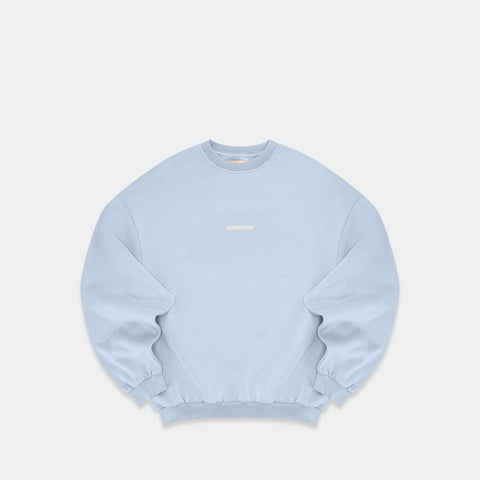 Spring / Slanted Crewneck - Celestial Blue