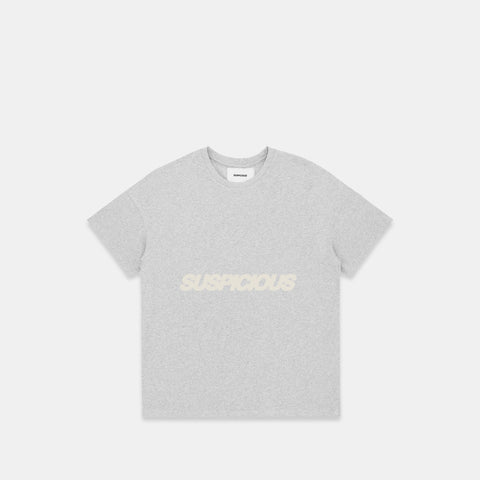 PL / Slanted Tee - Neutral Heather