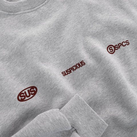 Spring / Triple Triform Crewneck - Neutral Heather