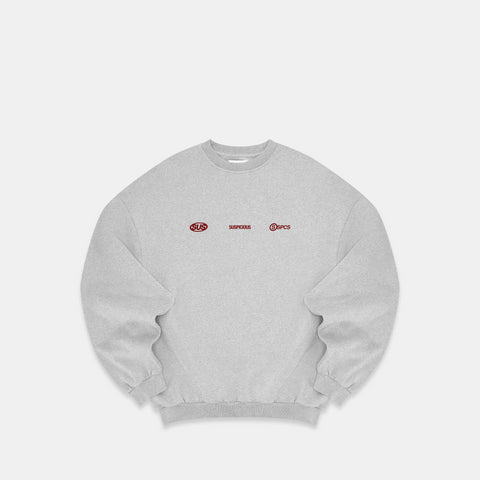 Spring / Triple Triform Crewneck - Neutral Heather