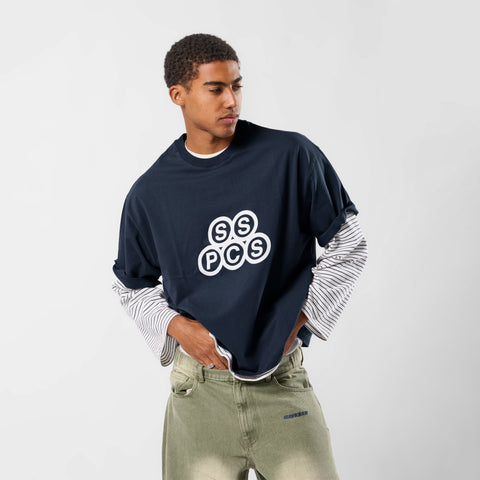 Winter2 / Stack Unit Tee - Nightfall