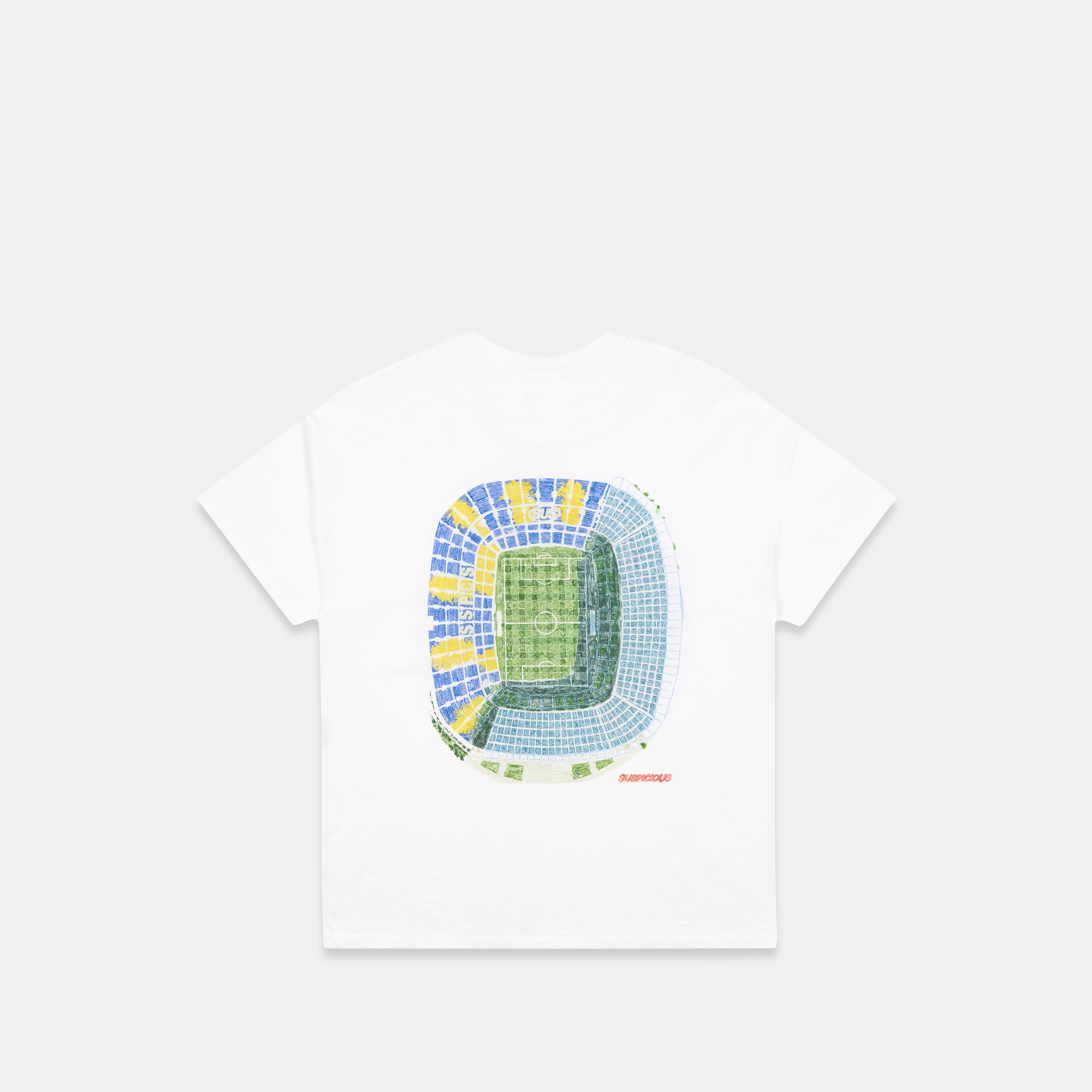 Stadium Tee - White – Suspicious Antwerp