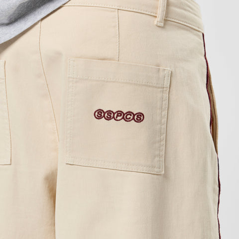 S2 / Stamped Piping Barrel Pants - Sand