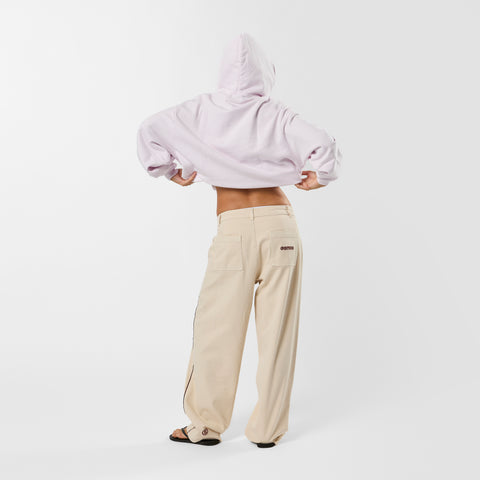 S2 / Stamped Piping Barrel Pants - Sand