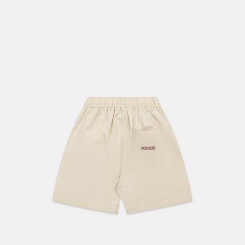 S2 / Stamped Piping Twill Shorts - Natural