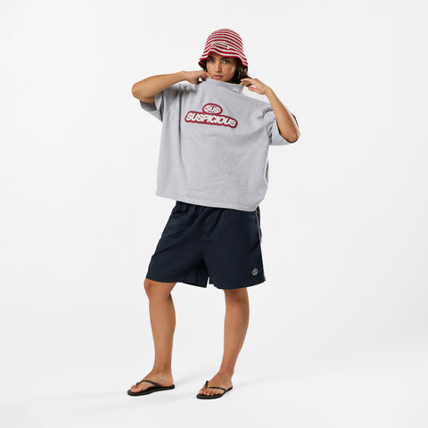 S2 / Stamped Piping Twill Shorts - Nightfall