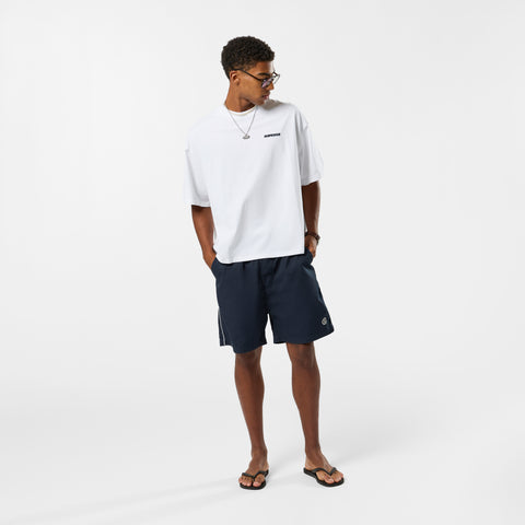 S2 / Stamped Piping Twill Shorts - Nightfall