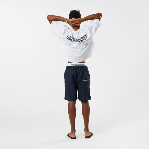 S2 / Stamped Piping Twill Shorts - Nightfall